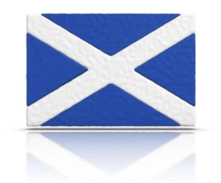 Flag of scotland Illustrazione stock