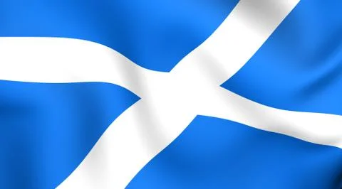 Flag of scotland Stock Illustration