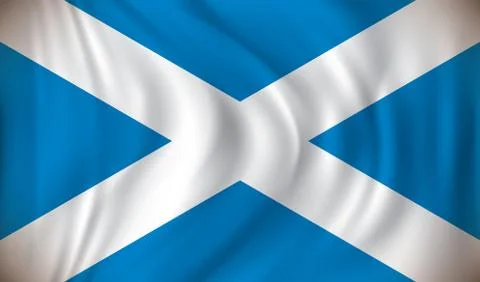 Flag of Scotland Stock Illustration