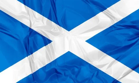 Flag of Scotland Stock Illustration