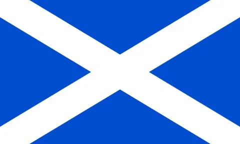 Flag of Scotland Stock Illustration