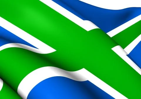 Flag of scottish highlands Stock Illustration