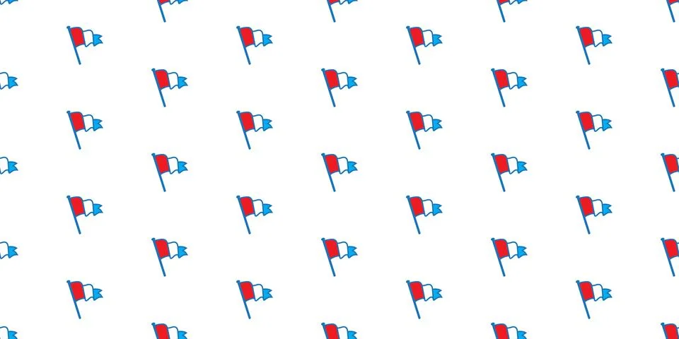 Flag Seamless Pattern Netherland vector wallpaper isolated background イラスト素材