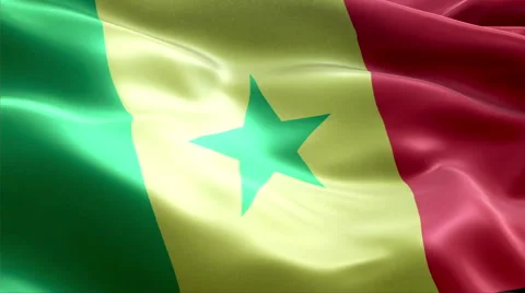 Flag Senegal Video stock 47774018
