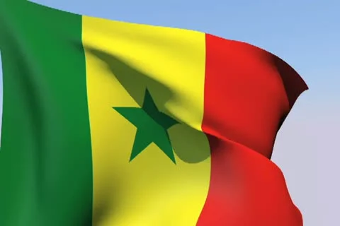 Flag of Senegal NTSC Stock Footage 14808188