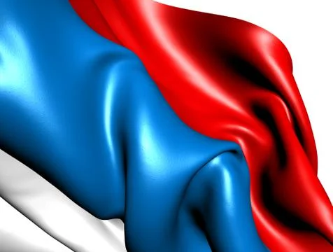 Flag of serbia Stock Illustration