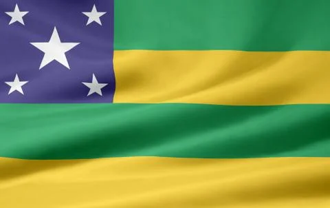 Flag of Sergipe Stock Illustration