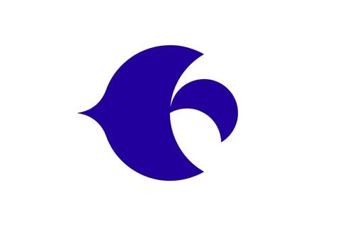 Flag of Settsu, Osaka Stock Illustration