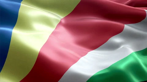 Flag Seychelles Video stock 47774740
