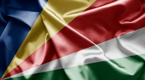 Flag of seychelles Stock-Illustration