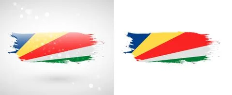 Flag of Seychelles Stock Illustration