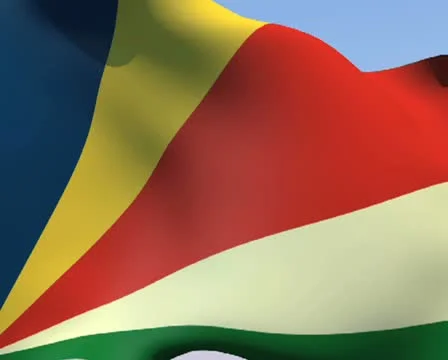 Flag of Seychelles PAL Stock Footage 14808447