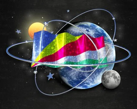 Flag Seychelles quality designer flag Stock Illustration