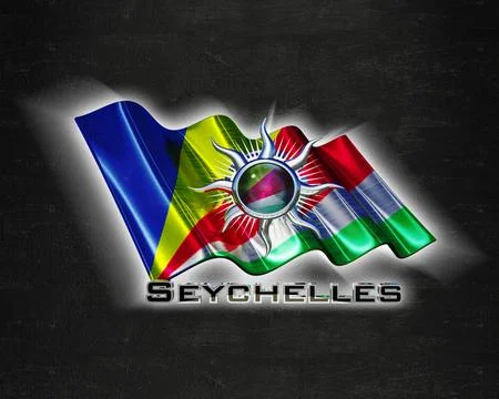 Flag Seychelles quality designer flag Stock Illustration