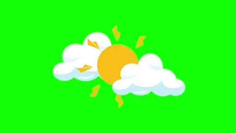Flag Shining - Chroma Key Green Screen Footage Video stock 341586827
