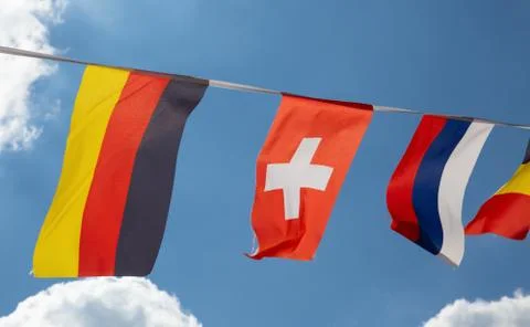 Flag in the sky Stock-Fotos