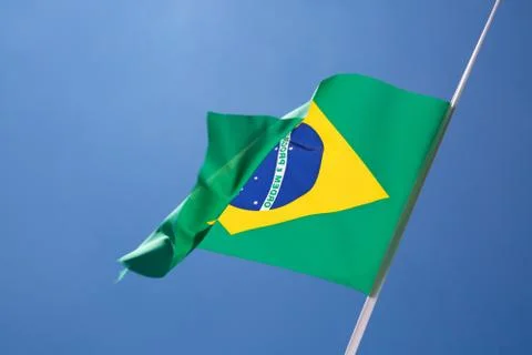 Flag in the sky Foto stock