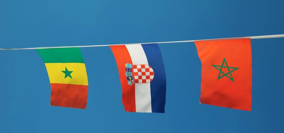 Flag in the sky Stock Photos