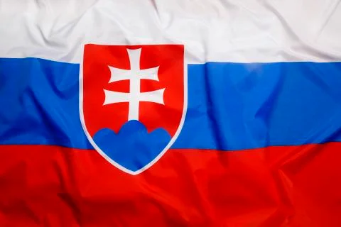 Flag of Slovakia Stock Photos