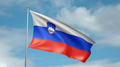 Flag of Slovenia 動画素材 450053