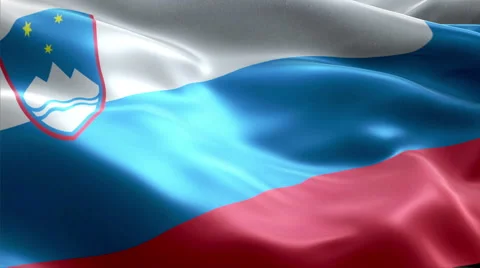 Flag Slovenia Video stock 47776397