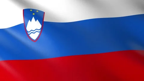 Flag of Slovenia Stock Footage 151663522