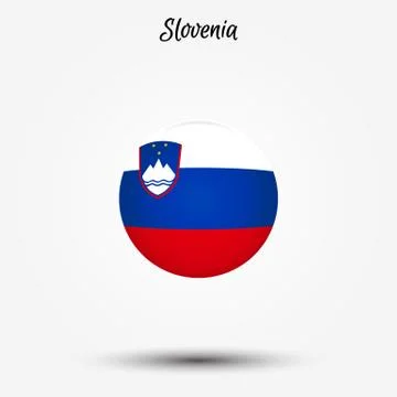 Flag of Slovenia icon Stock Illustration
