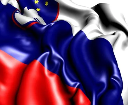 Flag of slovenia Stock Illustration