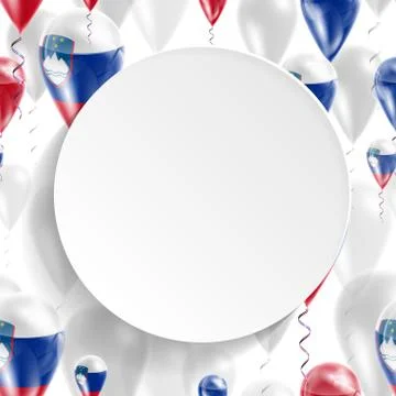Flag of Slovenia Stock Illustration