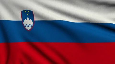 Flag of Slovenia looping Stock Footage 29662311