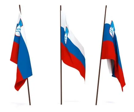 Flag of Slovenia Stock Photos