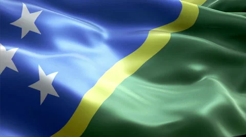 Flag Solomon Islands Video stock 47776604