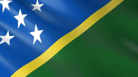 Flag of Solomon Islands Stock Footage 151663250