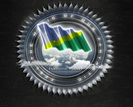 Flag Solomon quality designer flag Stock Illustration