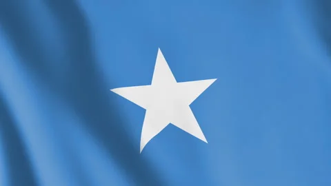 Flag of Somalia Animated Background Stock Footage 327454488