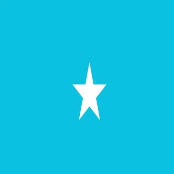 Flag of Somalia country vector イラスト素材