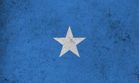 Flag Somalia grunge texture Stock Illustration