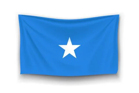 Flag of somalia Stock Illustration