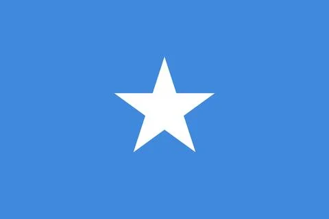 Flag of Somalia - Vector illustration. イラスト素材