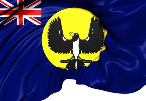 Flag of south australia. Stock Illustration
