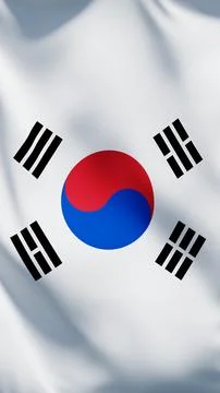 Flag Of South Korea Stock Illustration