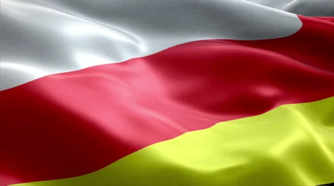 Flag South Ossetia Video stock 47777855