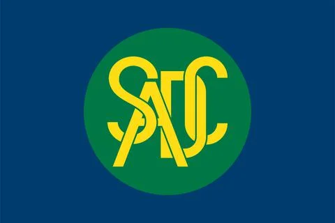Flag of Southern African Development Community, SADC, Stock Illustration