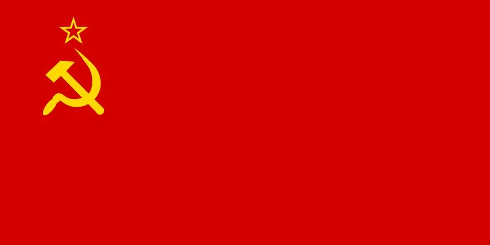 Flag of the Soviet Union Illustrazione stock