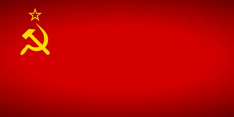 Flag of the Soviet Union. Stock Illustration
