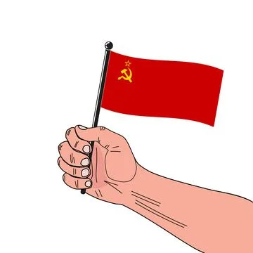 Flag of Soviet Union Stock Illustration