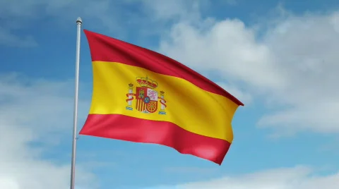 Flag of Spain 動画素材 445054