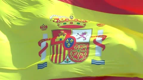 Flag of Spain 動画素材 11343743