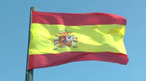 Flag of Spain Stock-Footage 11348286