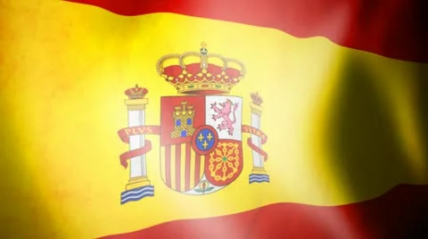 Flag of Spain Vidéo 12429100